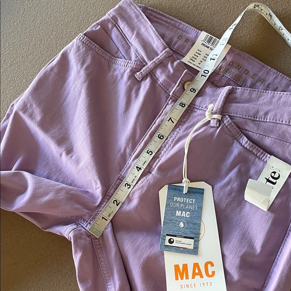 MAC Jeans Dream Summer Wonderlight Slim Leg Jeans- NWT - Lilac- 8US / 38German - Picture 11 of 16